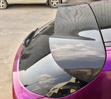 Dry Carbon Fiber Material Rear Roof Spoiler Window Trunk Wings For Alfa Romeo Stelvio 2017 2018 2019 Car Styling Bumper