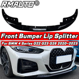 G22 Lip MP Style G23 G26 Front Bumper Lip Splitter Spoiler Diffuser For BMW 4 Series G22 G23 G26 2020-2023 Accessories Body Kit