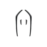 4PCS Front Bumper Lip Splitter Front Wind Knife Trim Cover for VW Golf MK7.5 GTI 2017 2018 2019 Car Body Kit Accessories Tuning