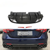 Carbon Fiber Giulia Rear Diffuser for Alfa Romeo Giulia Sedan 4-Door 2019-2020