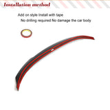G42 Carbon Fiber Rear Trunk Spoiler for BMW 2 Series G42 G87 M2 220i 230i Base M Sport Coupe 2022-2023 Car Rear Trunk Lip Wing