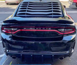 Fit 2015-21 Dodge Charger Highkick Style Real Carbon Fiber Deck lid Ducktail Highkick Spoiler Trunk Spoiler