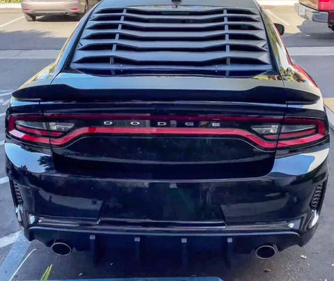 Fit 2015-21 Dodge Charger Highkick Style Real Carbon Fiber Deck lid Ducktail Highkick Spoiler Trunk Spoiler