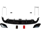Rear Diffuser for Volkswagen Golf MK6 GTI 2008-2013 Glossy Black Car Body Kit Lip Bumper Spoiler Plastic Splitter