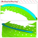 Carbon Fiber Trunk Racing Spoiler for Tesla Model S 2012-2024 P85 70D Base Sedan Car Rear Spoiler Boot Lid High Kick Wing Lip