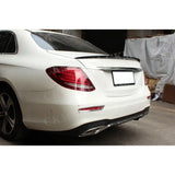 Carbon Fiber Rear Spoiler Boot Lip For Mercedes Benz E Class W213 4-Door Sedan E200 E220 E250 E300 AMG 2016 - 2019 FRP Tail Wing