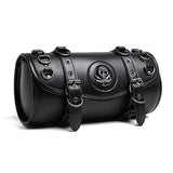 2025 New Motorcycle Saddlebag Front Handlebar Bag PU Leather Sissybar Storage Pouches Suitable for Tools&Essential, Daily