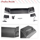 Real Carbon Fiber Car Front Roof Spoiler Boot Lip Wing Spoiler For Mercedes-Benz W463 G500 G550 G63 2013-2017  With LED Light