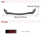 Carbon Fiber Front Bumper Lip for Mercedes Benz S Class W222 S400 S550 S600 Sport Sedan 2014-2017 Front Chin Splitter Protector