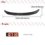 Rear Spoiler for BMW 3 Series F30 F35 F80 M3 2013 - 2018 Carbon Fiber Rear Trunk Spoiler Big Customized Boot Lip Wing Lip