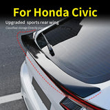 For Honda Civic 2022-2025 Ducktail Style Rear Trunk Spoiler Wing Rear Trunk Wing Spoiler Body Kits Auto Modification