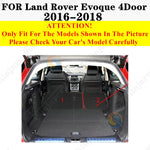 Car trunk mat for Land Rover Evoque 4Door 2018 2017 2016 Rear Cargo Liner Boot Tail Cover Interior Accessories Tray luggage Pad
