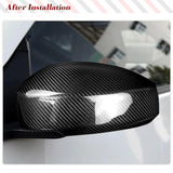 Car Side Rear Mirror Cover Sticker For Nissan 350Z Z33 2003-2009 Prepreg Dry Carbon Fiber Rear View Mirror Cover Caps Add On