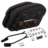 Detachable Saddlebags W/ Mount Kit Fit For Harley Fat Boy 2018-2024 Motorcycle Side Bags