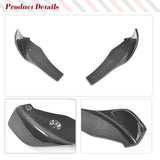 Carbon Fiber Front Bumper Lip Canards Splitters Flaps for BMW F80 M3 F82 F83 M4 2014 - 2018 Car Side Skirts Bumper Extention Lip