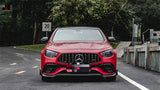 Front bumper Lip For Mercedes-Benz E Class W213 E63 E63s 2021 2022 2023 Spoiler Lid Fog light Air Vent Outlet Cover Carbon Fiber