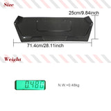 Carbon Fiber Car License Plate Frame Lid Cover Fit For Chevrolet Corvette C8 2020 2021 Car Rear License Plate Backing Covers