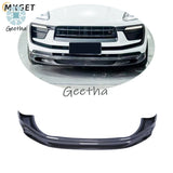Carbon Fiber Front Bumper Lip for Porsche Macan Base Sport Utility 4-Door 2022 2023