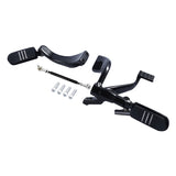 Motorcycle Mid Control Foot Pegs Kit Footrests Fit For Harley Sportster XL1200 Iron XL883 Custom 1200C 2004-2013