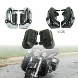 Motorcycle Lower Vented Leg Fairings Cap Glove Box For Harley Touring Road King Street Electra Glide