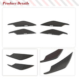 DRY/Wet Carbon Fiber Car Front Bumper Canards Bumper Air Vents Trims for BMW G80 M3 G82 G83 M4 2021 2022 Front Bumper Fins