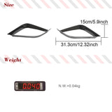 For Porsche 911 Carrera 4 GTS 2017UP Car Front Bumper Air Vent Cover Prepreg Dry Carbon Fiber Air Vent Cover Trims Front Spoiler