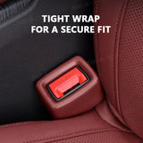 Buckle Up Car Seatbelt Guard Seat Belt Holder Silicone Buckle Protective Cover Automobile Seat Belt in Upright Position