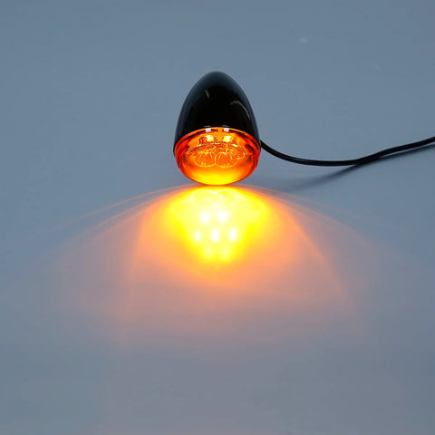 Motorcycle Turn Signal Light With Bracket For Harley XLH883 Hugger Dyna Wide Super Glide Street Fat Bob FXDF Bad Boy Cross Bone