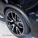 2Pcs Wheel Arch Fender Flares Mudguards GLC43 GLC63 AMG Upgrade For Mercedes-Benz GLC SUV X253 2015-2022 Coupe C253 2016-2022
