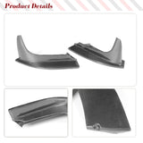 Carbon Fiber Car Front Bumper Splitters for BMW 1 Series E82 1M Coupe 2011-2018 Car Bumper Fins Bumper Canards FRP Black