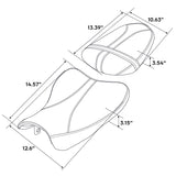 Motorcycle Driver & Passenger Seat Fit For Suzuki GSXR1000 GSX-R 1000 2007-2008