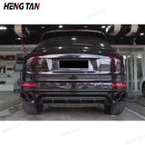 For Porsche Cayenne 958 GTS Carbon Fiber Rear Diffuser FRP Rear Bumper Splitter Lip Diffuser Cover Trim Upgrade Body Kit