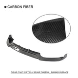 Carbon Fiber / FRP Front Bumper Lip Splitters for Mercedes-Benz C Class W205 C43 AMG C180 C200 Sport Coupe Sedan 2015 - 2017