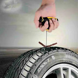 Car Tire Repair Tool Tire Repair Kit Studding Tool Set Auto Bike Tubeless Tire Tyre Puncture Plug Garage Tools with Rubber Strip