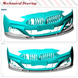 Car Front Bumper Lip Spoiler Splitters for BMW 8 Series G14 G15 G16 2018-2024 Prepreg Dry Carbon Front Lip Chin Apron Spoiler