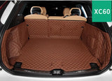 Car trunk mats for Volvo XC60 2024-2018 durable cargo liner boot carpets cover for XC60 2023