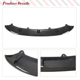 Car Front Bumper Lip Spoiler Splitters Aprons For Volkswagen VW Golf 6 MK6 GTI 2010 2011 2012 2013 Carbon Fiber / FRP Black