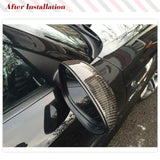 Real Carbon Fiber Car Rearview Side Wing Mirror Covers Fits for BMW Z4 E85 2002-2008 Add-on Style Rear View Mirror Caps