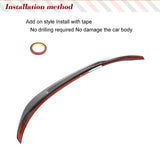 Car Rear Trunk Spoiler for Honda Civic TYPE R Sedan 2022 2023 Rear High-Kick Tail Spoiler Wing Lip Car Accessories Carbon Fiber