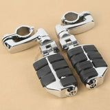 Universal Highway FootPeg Footrest For Harley 32MM Engine Guard Crash Bar Chrome Kawasaki Suzuki Bar motorcycle