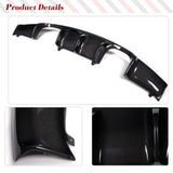 Carbon Fiber Car Rear Bumper Lip Diffuser Spoiler For BMW E92 E93 M3 2-Door 2008-2013 Rear Bumper Lip Diffuser Racing Spoiler