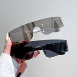 Unisex Punk Style Rimless Sunglasses
