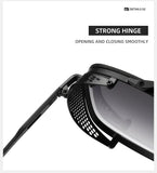 Double Beam Metal Sunglasses