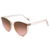 SOJOS Oversized Round Sunglasses for Women and Men Clear/Pink 60 Millimeters
