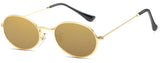 Small Oval Mirror Sunglasses