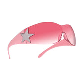 Designer Wraparound Sunglasses: Unisex Punk Style