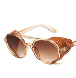 Windproof big frame sunglasses steampunk sunglasses
