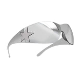 Designer Wraparound Sunglasses: Unisex Punk Style