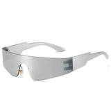 Unisex Punk Style Rimless Sunglasses