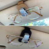 Portable Car Sun Visor Sunglasses Holder